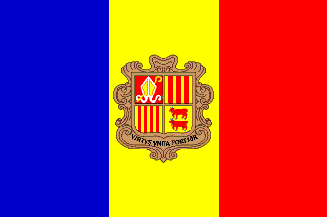 Drapeau national, Andorre