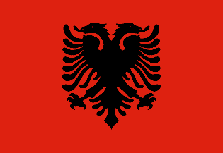 Drapeau national, Albanie