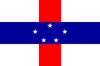 Drapeau national, Netherlands Antilles des Pays-Bas