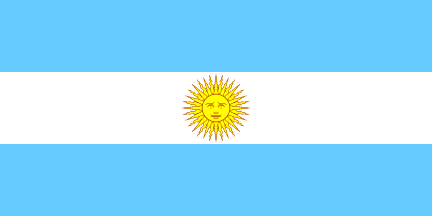 Drapeau national, Argentine