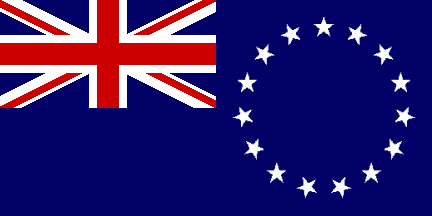 Drapeau national, Cook, archipel de