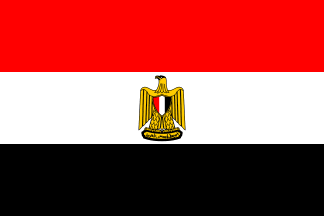 Drapeau national, Égypte