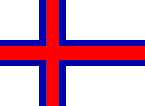 Drapeau national, Féroé, îles