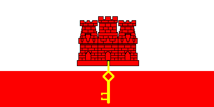 Drapeau national, Gibraltar