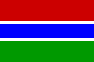 Drapeau national, Gambie