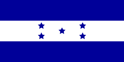 Drapeau national, Honduras