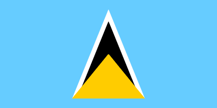 Drapeau national, Sainte-Lucie