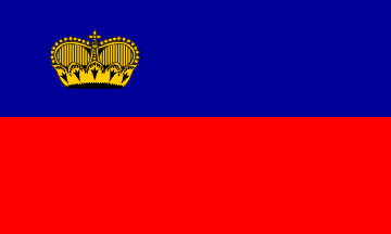 Drapeau national, Liechtenstein