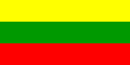 Drapeau national, Lituanie