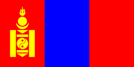 Drapeau national, Mongolie