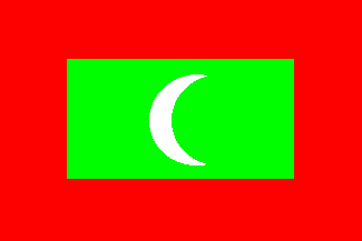 Drapeau national, Maldives