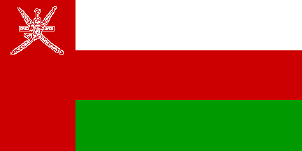 Drapeau national, Oman