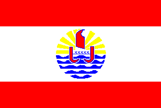 Drapeau national, Polynésie Française
