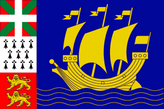 Drapeau national, Saint-Pierre-et-Miquelon