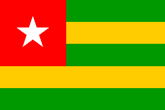 Drapeau national, Togo