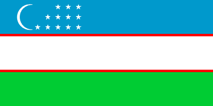 Drapeau national, Ouzbékistan