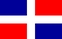 Drapeau national, République Dominicane